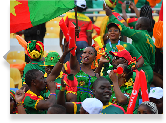 supporters Coupe d'Afrique des Nations Total 2017