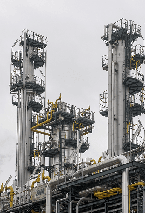 éléments de la plateforme intégrée de raffinage et pétrochimie de Total